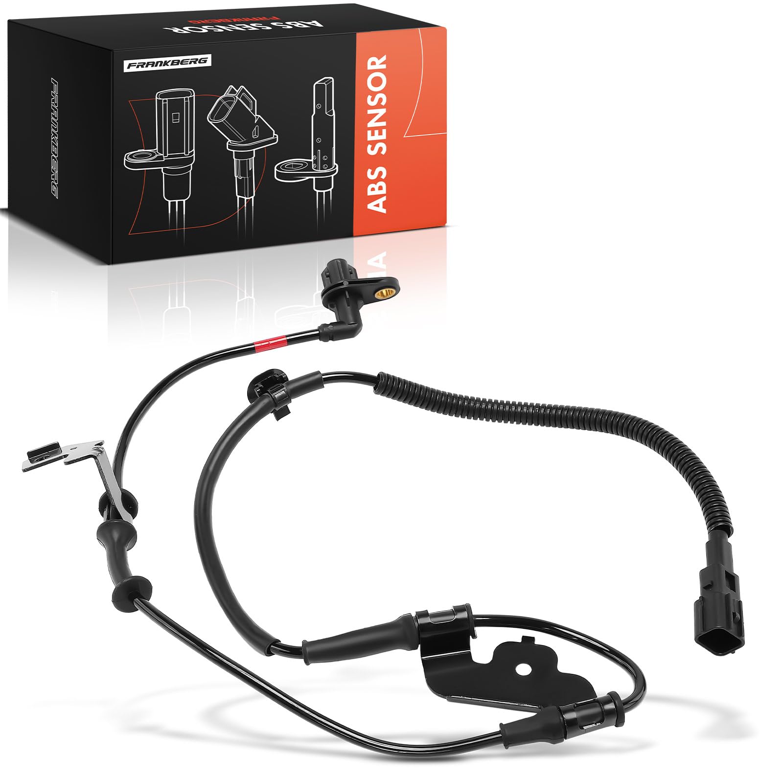 Frankberg Capteur de vitesse ABS avant droit 2 broches 59830C8000 | Compatible avec: i20 Coupé GB, i20 Fourgonnette à hayon GB IB, i20 GB IB