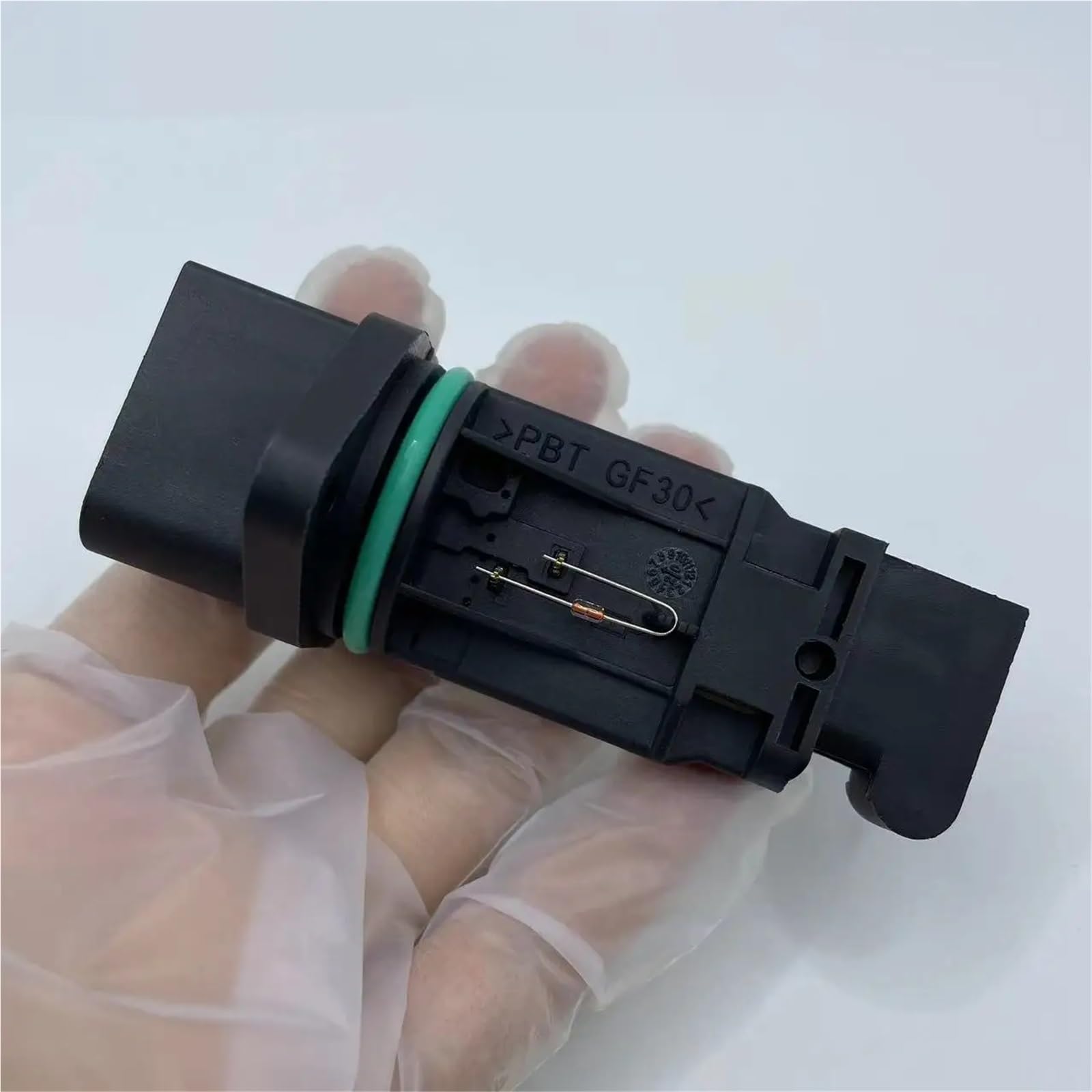 Czujnik przepływu powietrza MAF pasuje do Audi A3 A4 A6 A8 Seat Alhambra Leon Toledo Skoda Fabia Octavia F00C2G2047 Czujnik przepływu powietrza powietrza Metry przepł