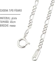 Vista 14 de TAMI Collar de plata con flor prensada (4 Leaf Clover)