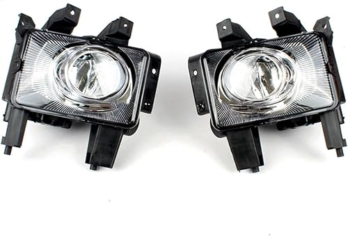 1 par de luces antiniebla para parachoques delantero de coche, lámpara de conducción sin bombilla compatible con Opel Vauxhall Astra H Zafira
