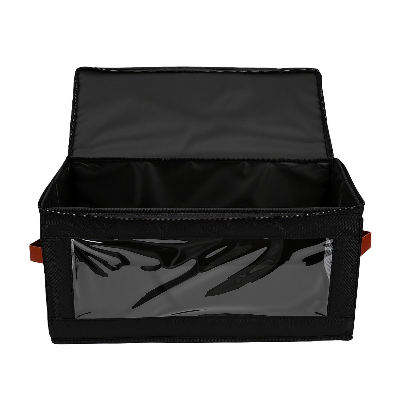 Caja de Almacenamiento de Filamentos de Alta Capacidad |Tela Oxford, Capacidad para 24 Rollos de Consumibles de Impresión 3D, Contenedor Plegable con Cremallera para Home Studio (BLACK)