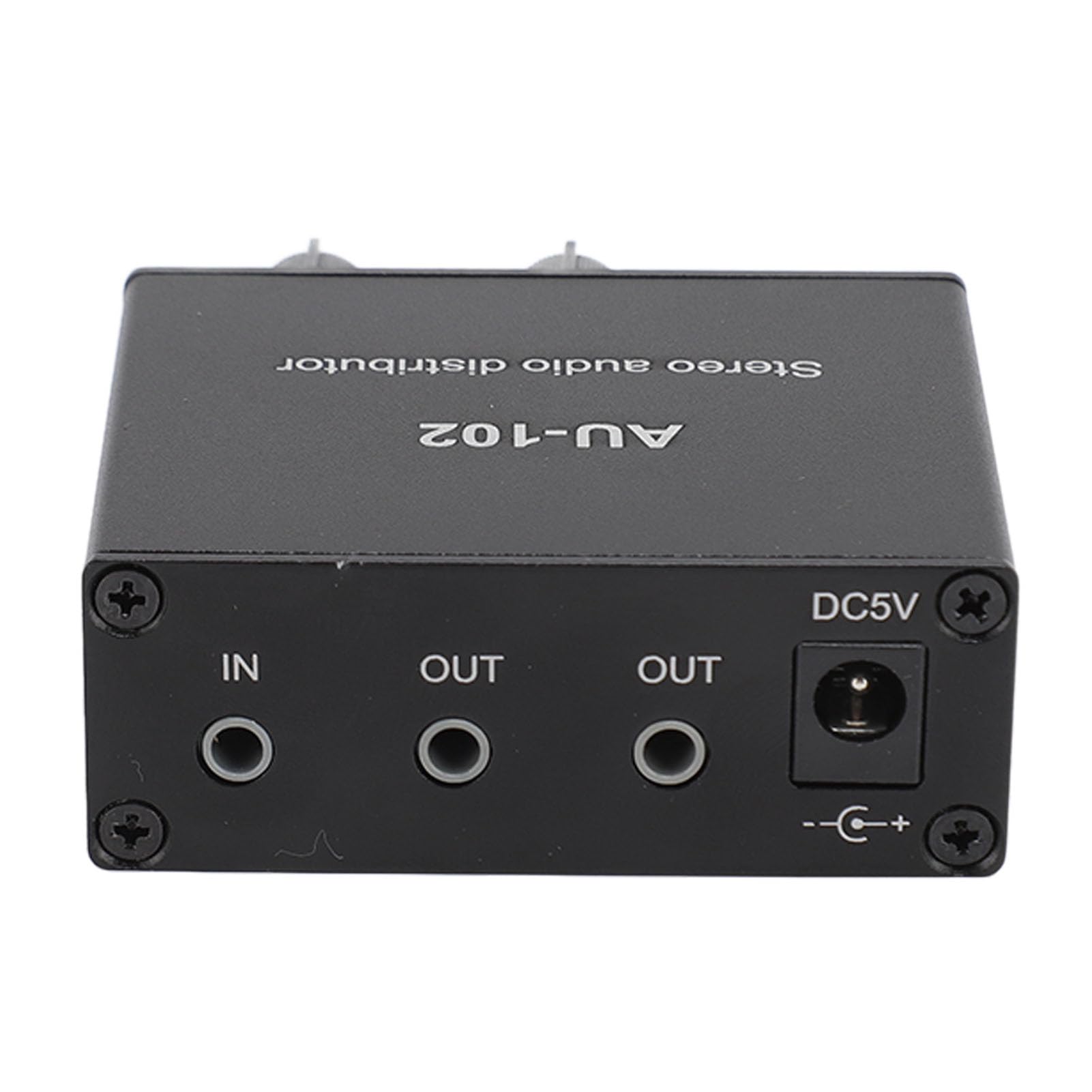 Mini Preamplificatore Microfonico, Amplificatore Audio a 2 Canali, Amplificatore Distributore Suono a Guadagno Pulito, Amplificatore Guadagno Microfono per Home Studio, Podcast