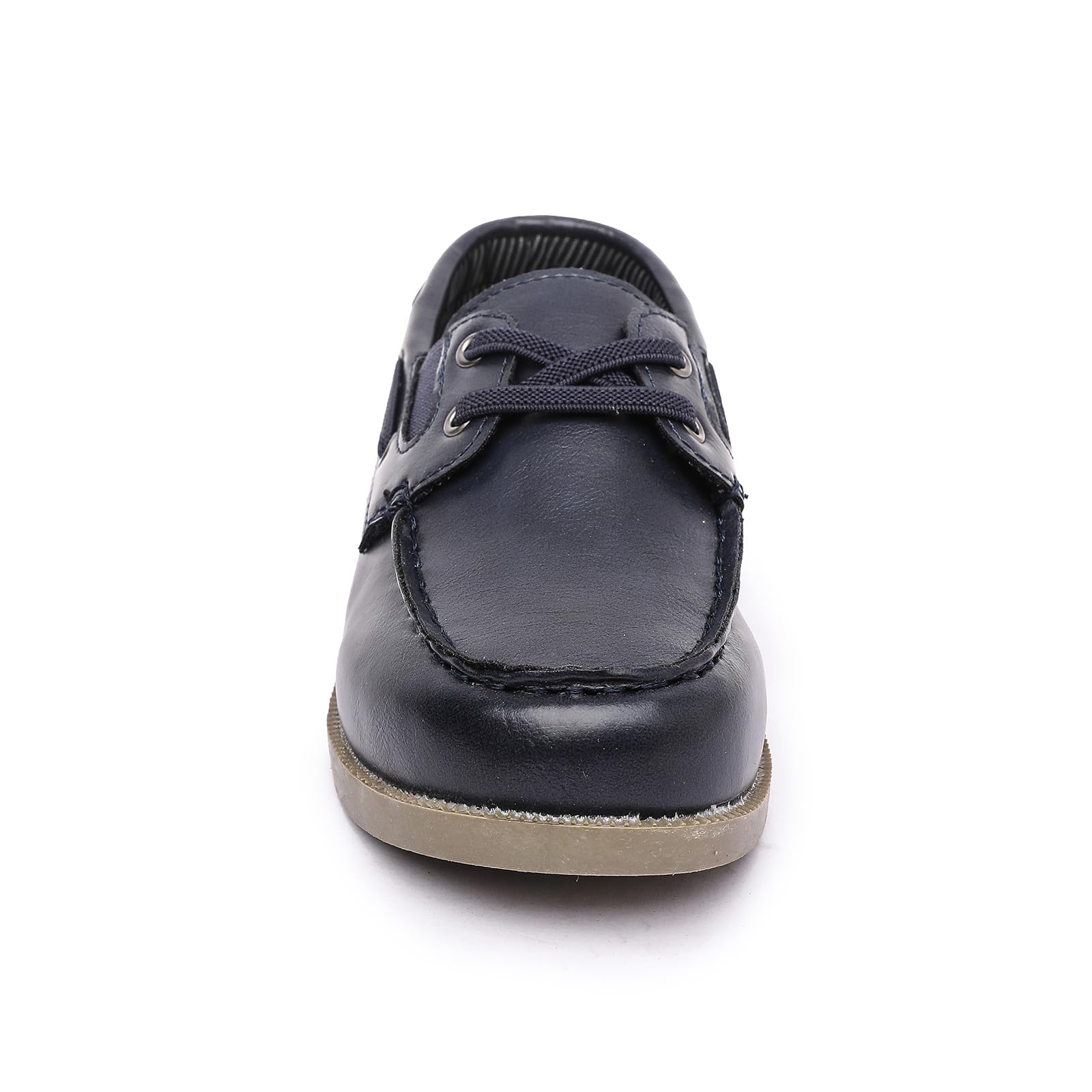 DADAWEN Jungen Mädchen Anzugschuhe mit 2 Loch Schnürsenkeln Oxfords Schule Loafers