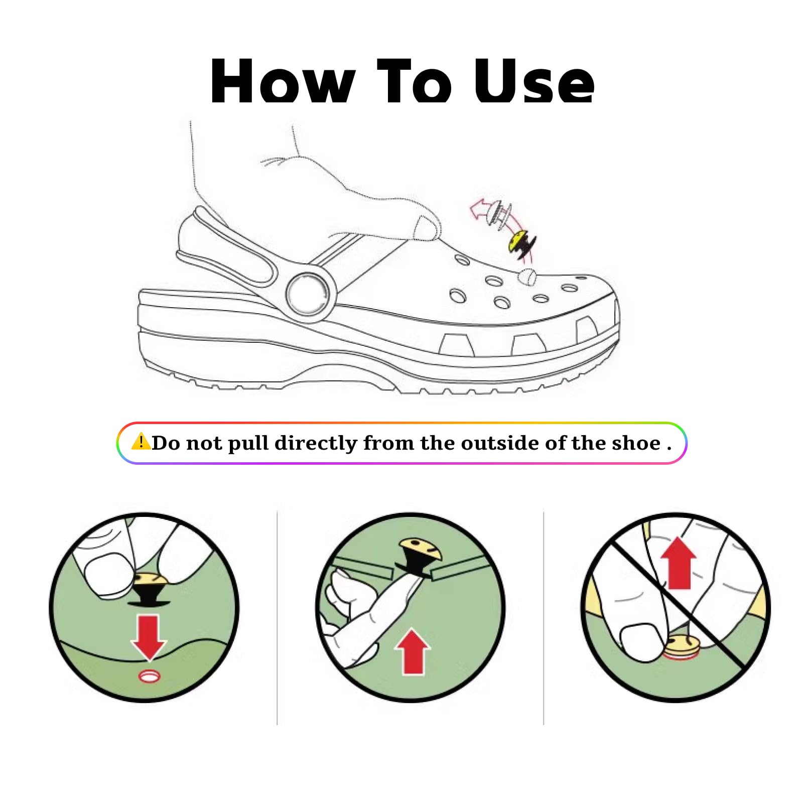 RowGlow 37pcs Zapatos Charm Pins Adornos Para Croc Shoe Charm Accesorios Diy - 5