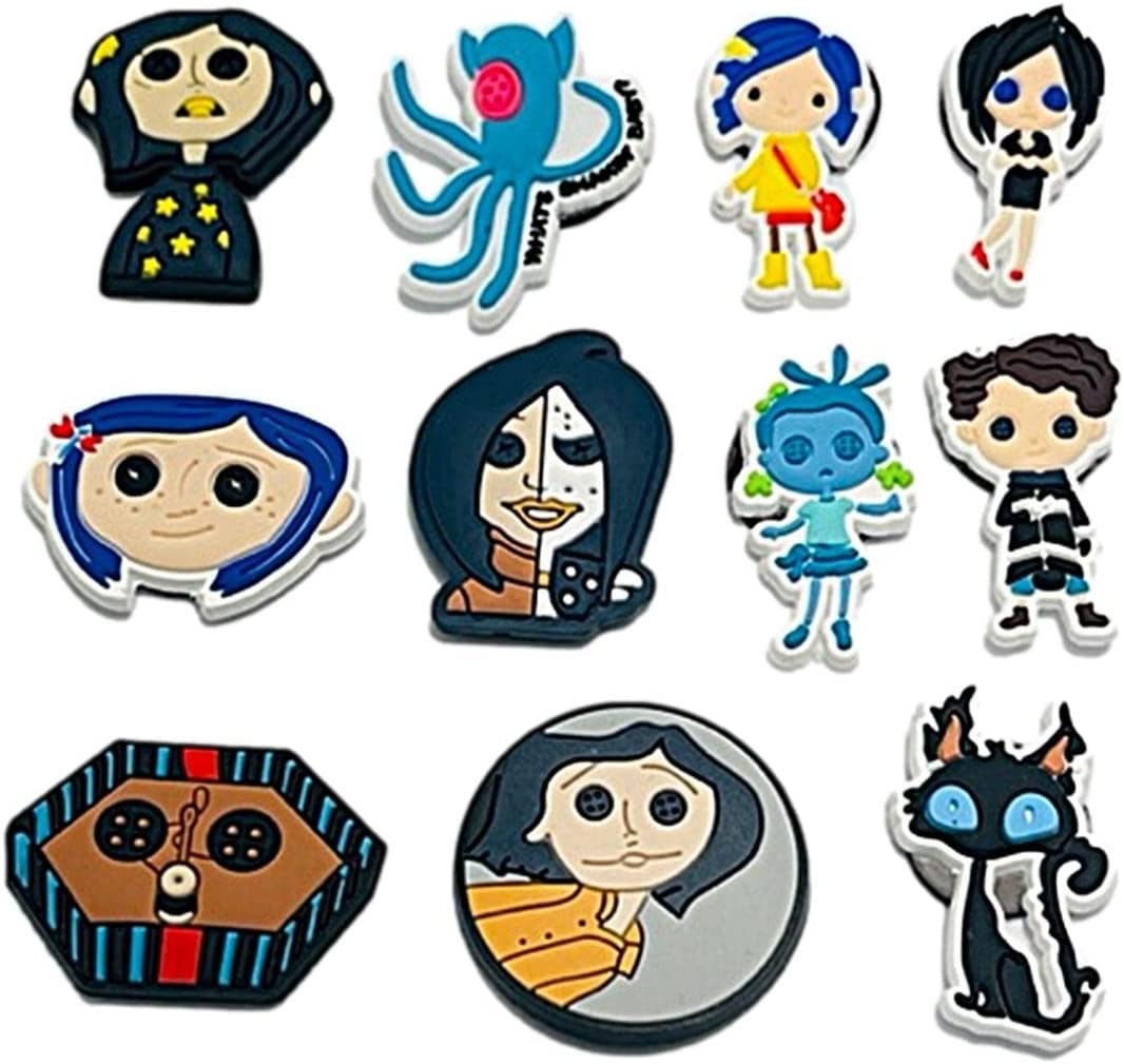 Cora Line Themed Set of 11 Fridge PVC 1" Tall Magnets