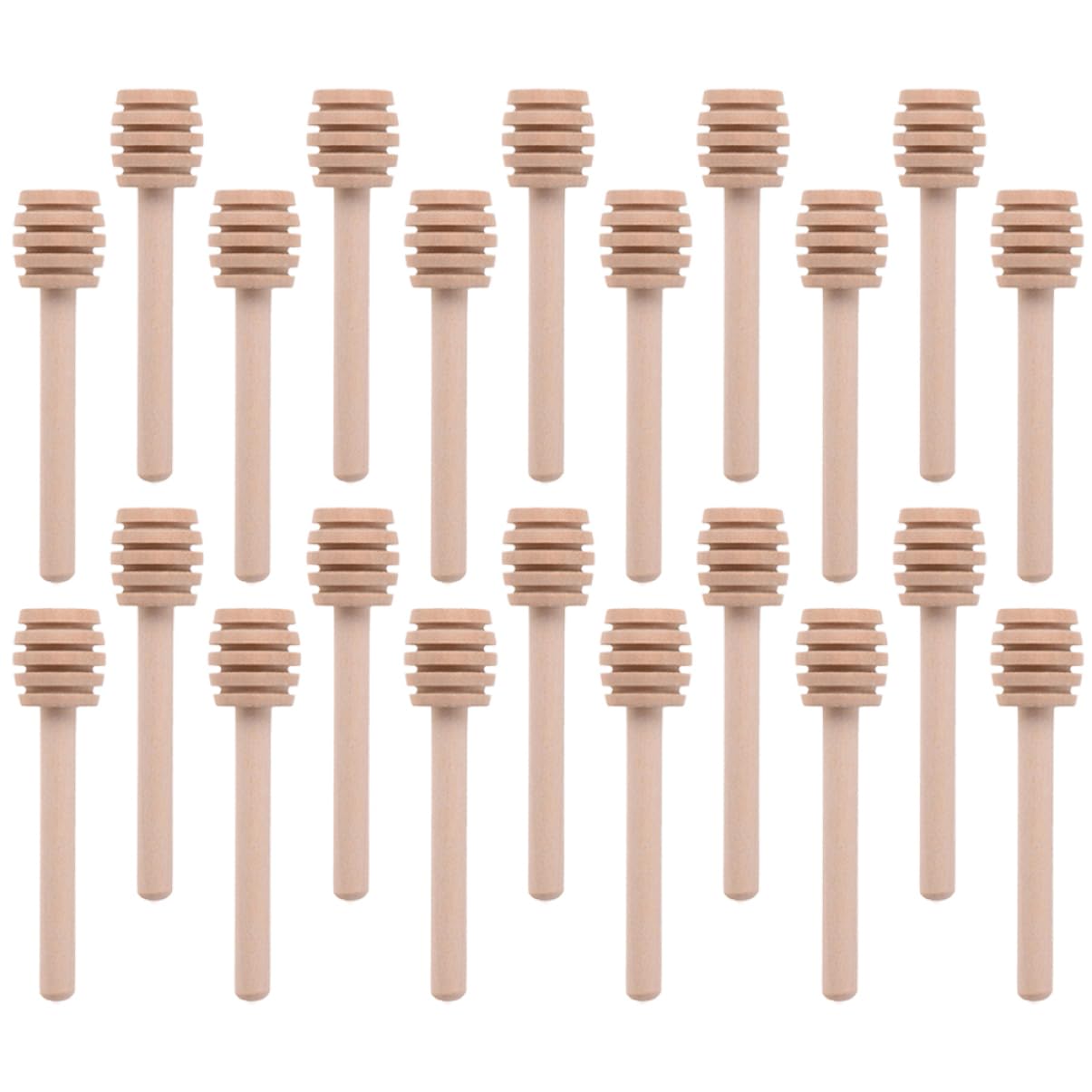 MOLUCKFU 40pcs Honey Stirring Rods Honey Mixing Sticks Honey Mixing Rods Wooden Honey Stirrer Honey Mixing Stirrers Wooden Honey Dippers Honey Spoons Household Honey Stir re-usable