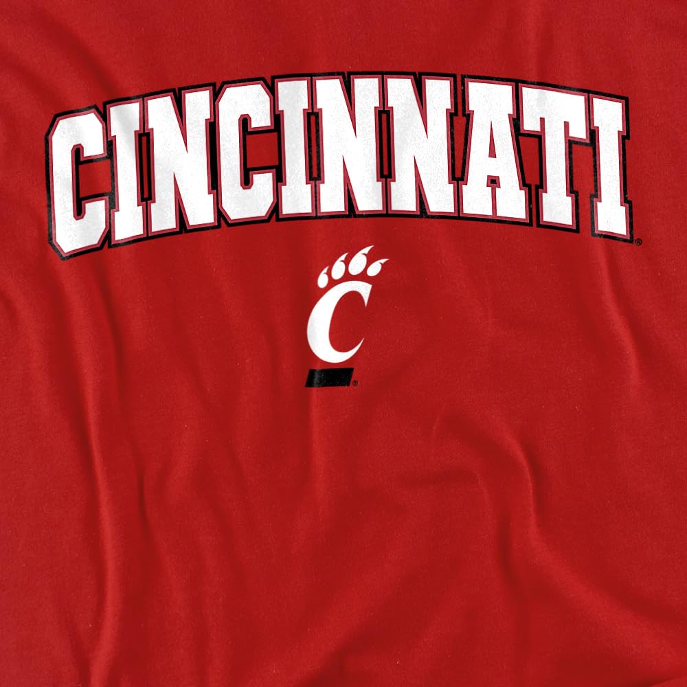 LOGOVISION University of Cincinnati Arch Logo Kids T Shirt (3) for Toddler Boys and Girls, Red