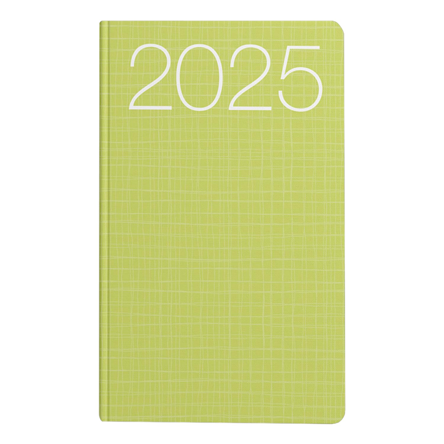 Idena 11144 Pocket Diary 2025, Ladytimer in Format 8.7 x 15.3 cm, 1 Week on 2 Pages, Diary with Flexicover Cover in Green and Corner Perforation