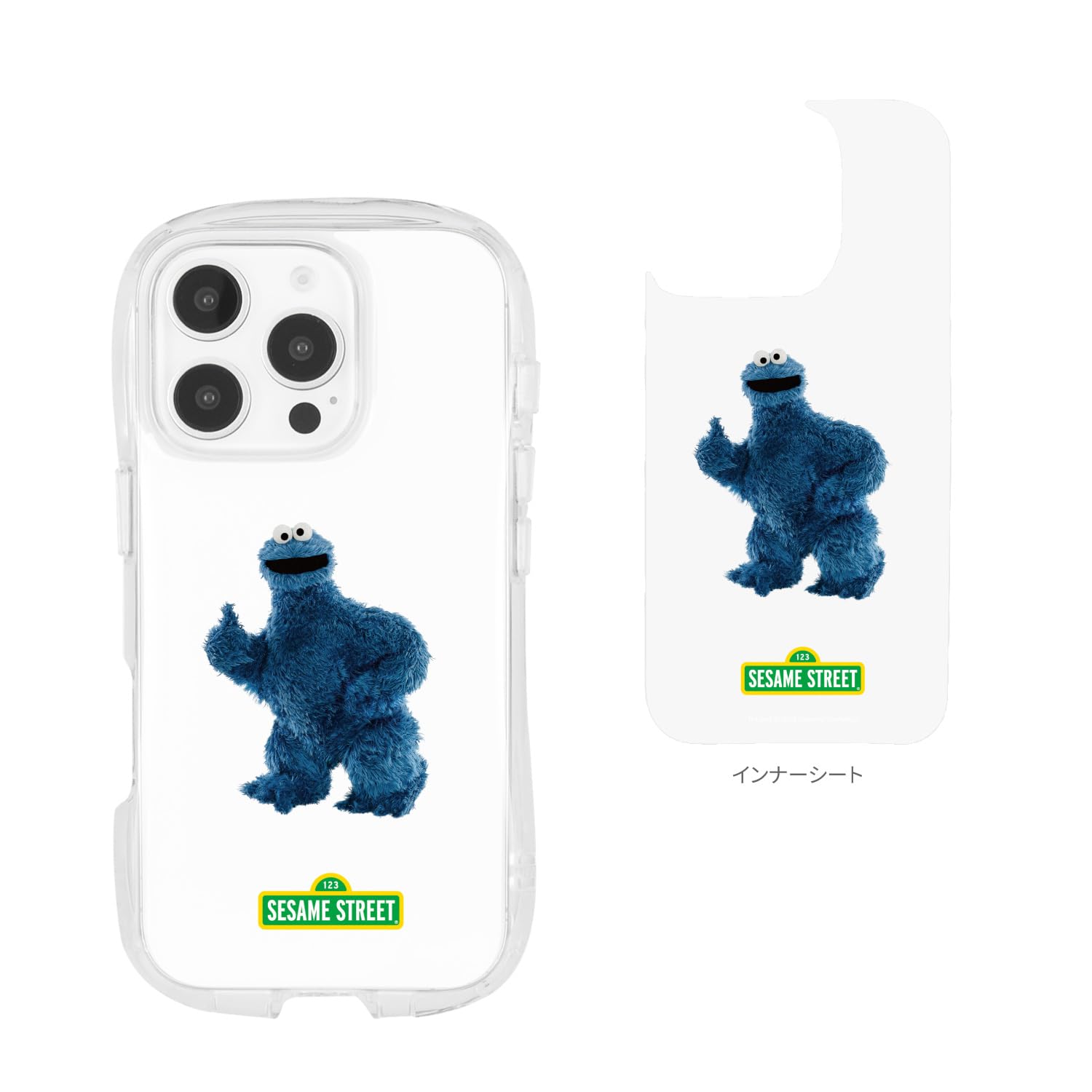 Amazon.co.jp: グルマンディーズ セサミストリート iPhone16 Pro