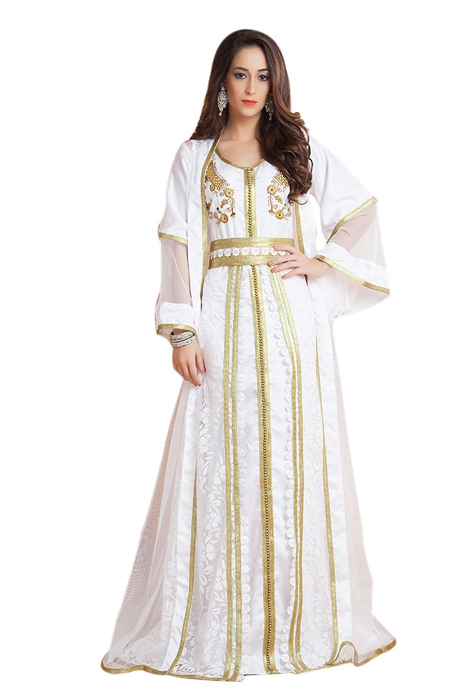 Robe blanche femme 54 coupe fluide anti-complexes et confortable - 3