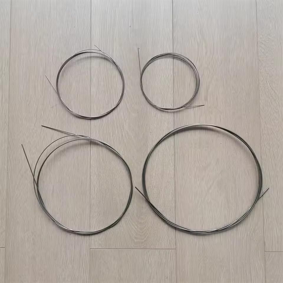 1 Meter Super Elastic Nitinol Alloy Nickel-Titanium Straight Wire Hyperelastic Filament 0.8mm 1.0mm 1.6mm 2.0mm NiTi-ss (2 Meter, 2.0mm)