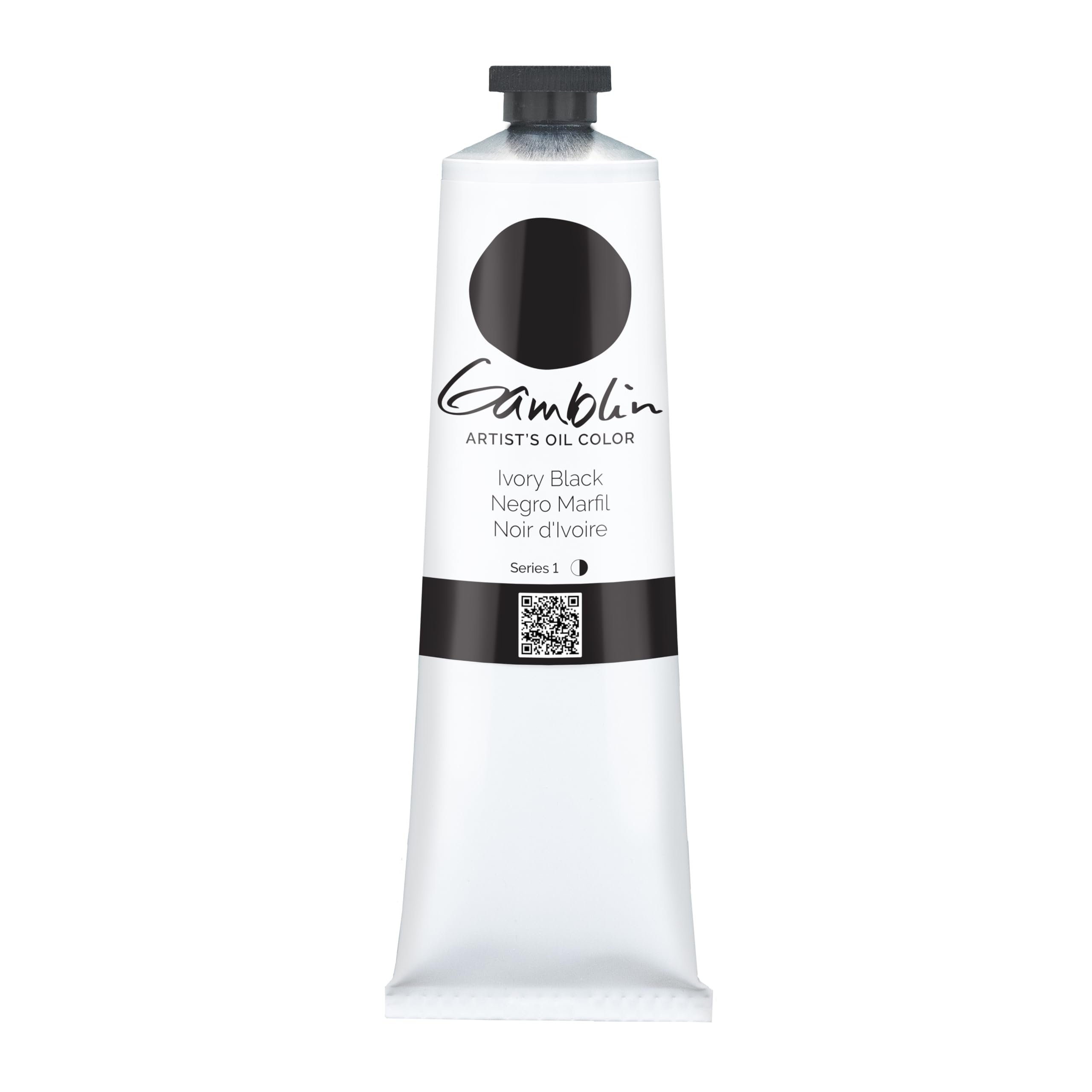 Gamblin Artist Oil 150Ml Ivory Black