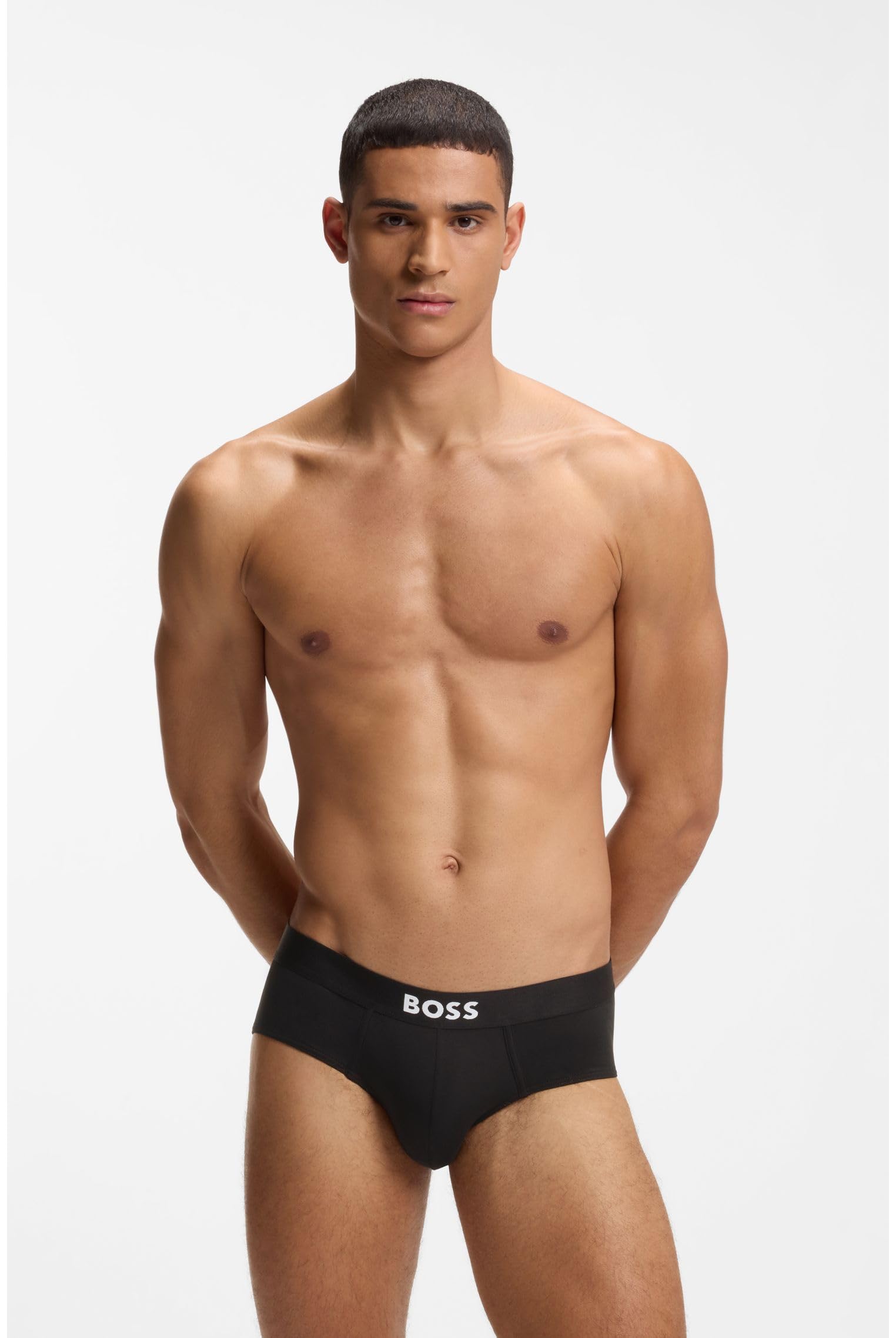 Boss Cotton 3 Pack Pure Cotton Briefs Ropa Interior Hombre (Pack de 1)