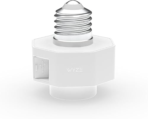 Wyze Adaptador de corriente de enchufe de lámpara para Wyze Cam v3 la cámara v3 se vende por separado