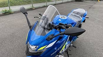 ジクサーSF250 アクリポイント　スクリーン　クリア　ロング nagaoracing_130311