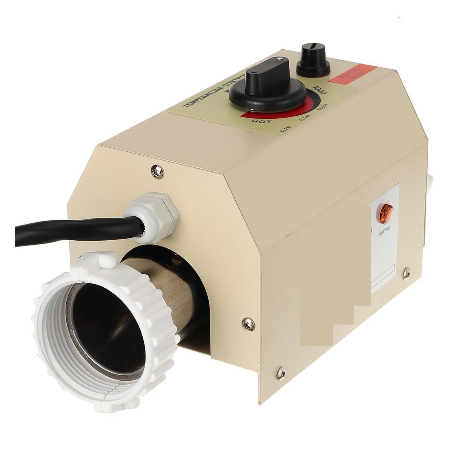Calentador de Piscina, 3. 3kw Piscina de piscina eléctrica Natación invierno SPA Termostato calentador agua baño bañera hidromasaje calefacción for caliente al aire libre