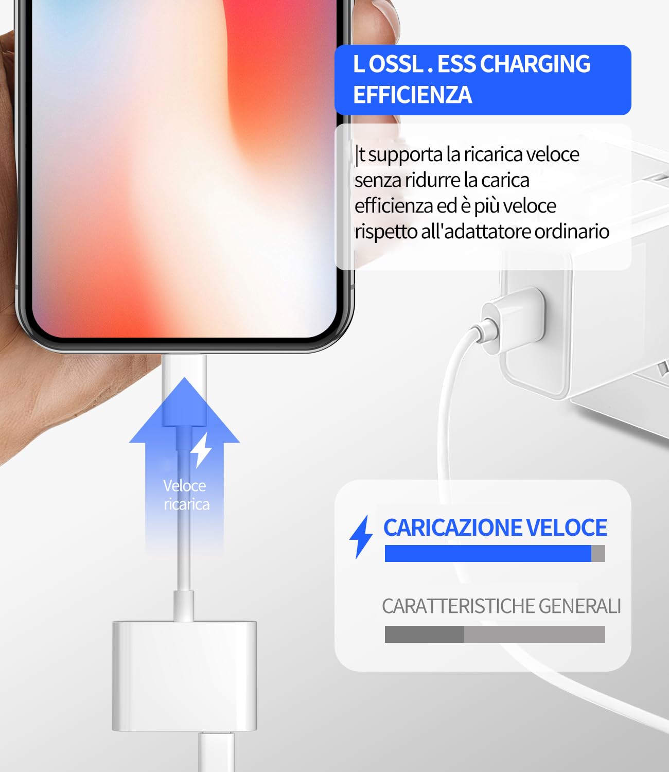 Adattatore OTG da Lightning maschio a USB femmina certificato Apple e cavo di ricarica per iPhone 11 12 Mini Max Pro xs XR X SE 7 8plus Ipad Air A Camera Memory Stick Flash Drive Cable Converter