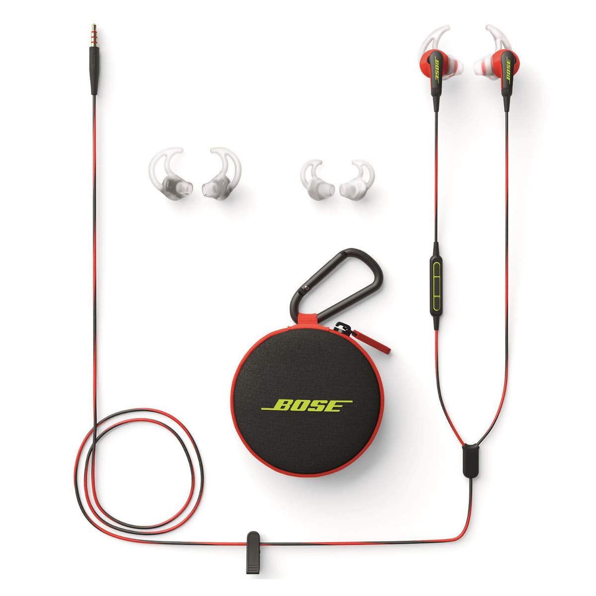 Amazon.com: Bose SoundSport In-Ear Headphones w/Mic (Apple) (Red