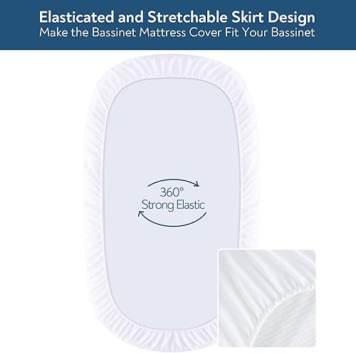 Miniatura 4 de Varios tamaños (16 tamaños), almohadilla de colchón Moisés para gorrión ciruela y diseño Dua, protector de colchón acolchado impermeable, superficie