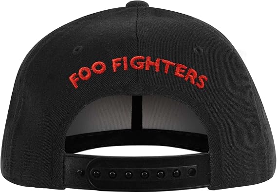 Foo Fighters Men's Red Circle Logo Baseball Cap Black