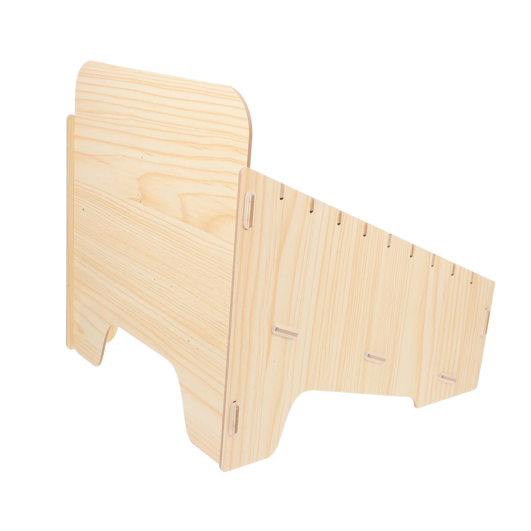 Organiseur de bureau bois à compartiments pour courriers et stylos
