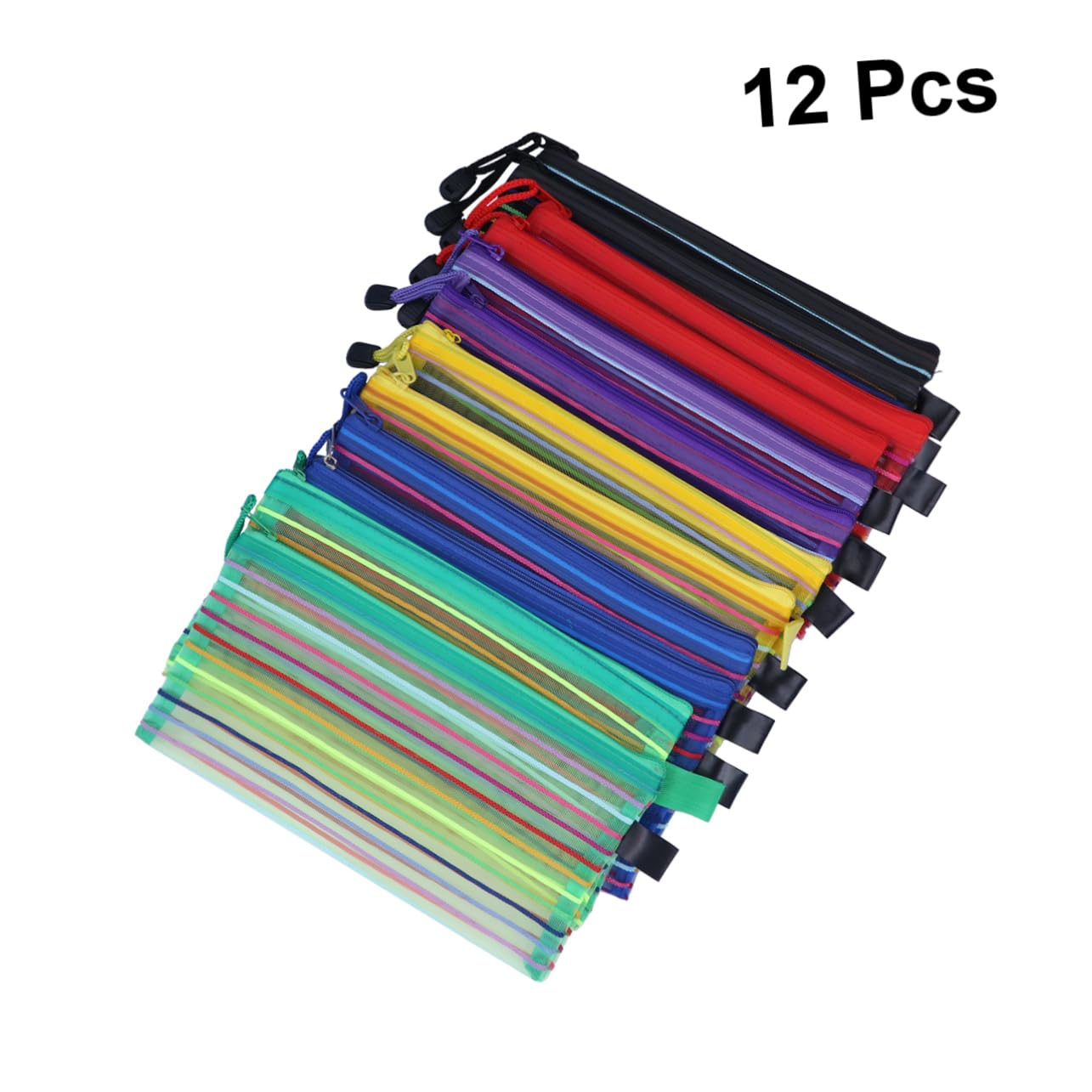 3 Set Di Astuccio Leggero Per Matite Astuccio Per Matite Astuccio Per Penne in Tela Per Ufficio Viaggi Scuola Forniture Per Uomini 12 Pezzi*3