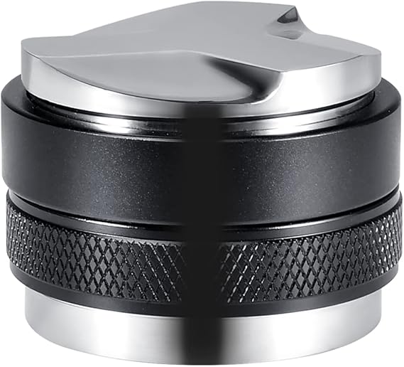 53mm Coffee Distributor & Tamper, 2 in 1 Dual Head Stainless Steel