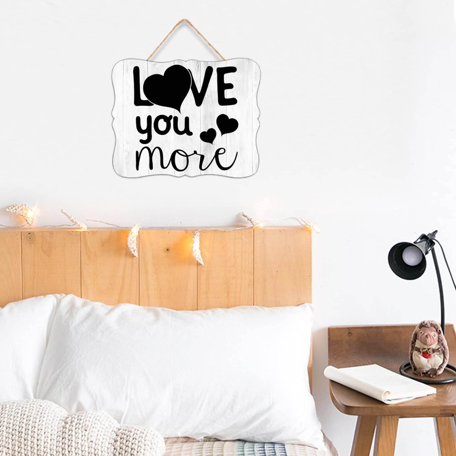 Panneau mural en bois « The Only Journey Is The One Within » - 20,3 x