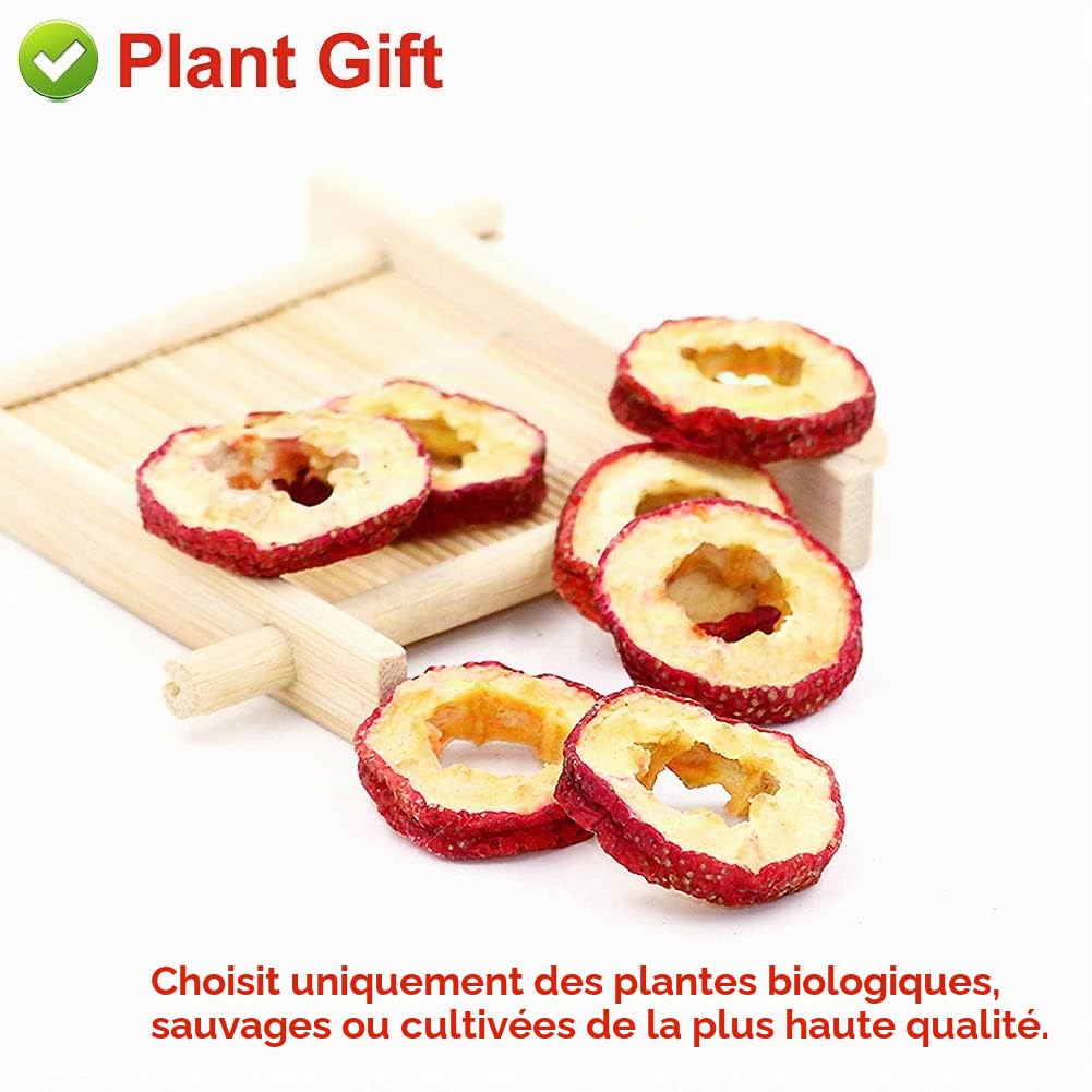 Plant Gift Hawthorn tea Thé d'aubépine (aubépine tisane, aubépine) appétissant, santé chinoise 80g/2.82oz