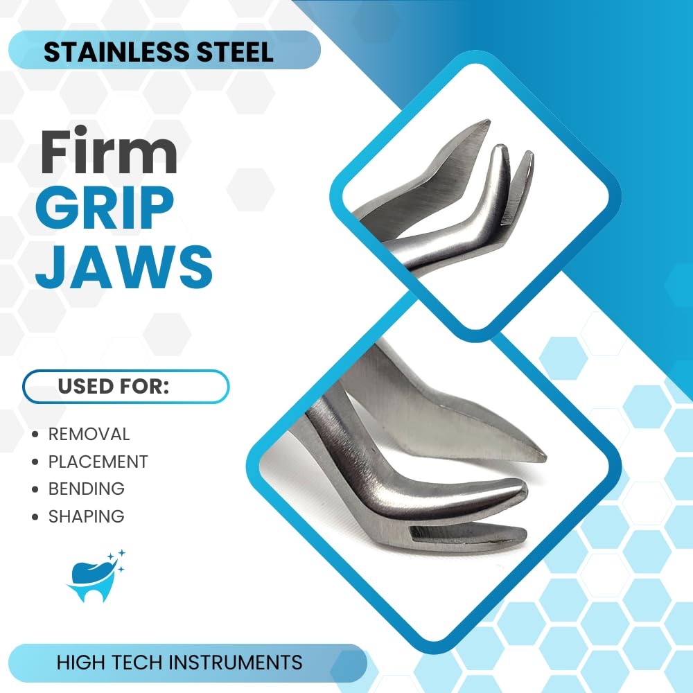 HTI Dental Extracting Forceps #88R Stainless Steel Dentistry Instrument Student Training for Tooth Extraction