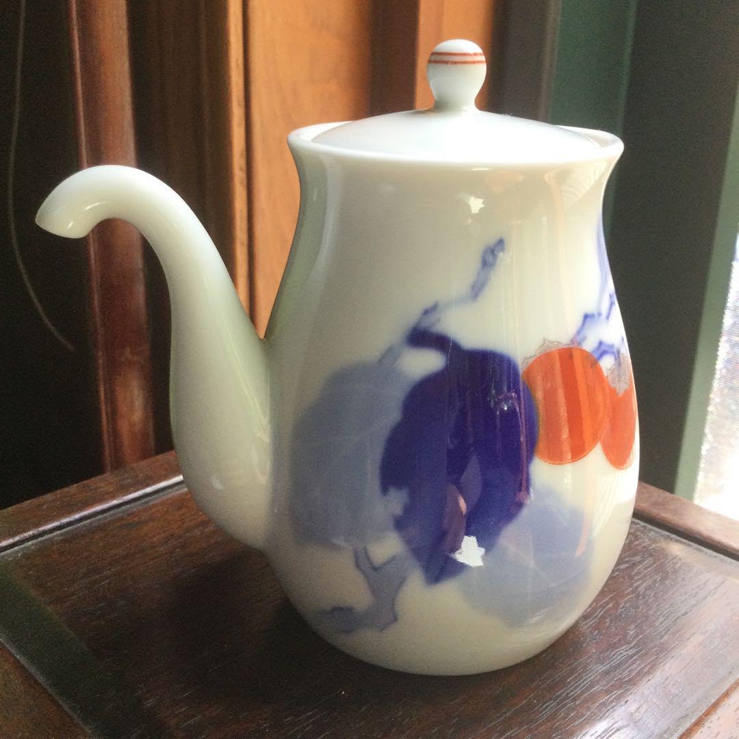 Amazon.co.jp: 深川製磁 水差し 柿文様 : ホーム＆キッチン 