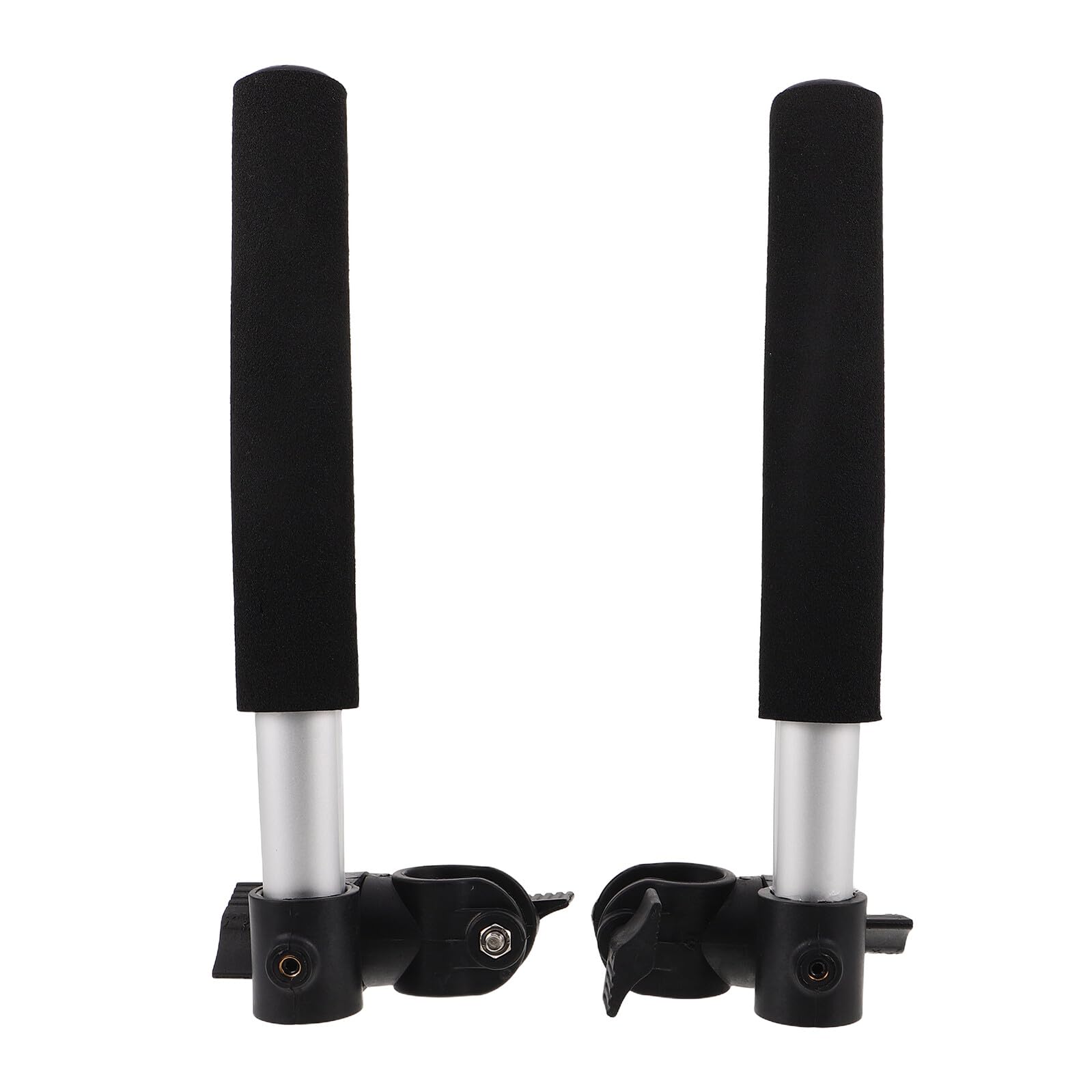 Anneome Extensores de Manijas para Silla de Ruedas de Acero Inoxidable, 1 Par, Barra de Extensión de 27,5 Cm para Reposapiés Ajustable, Compatibles Sillas Médicas y Andadores, Accesorios