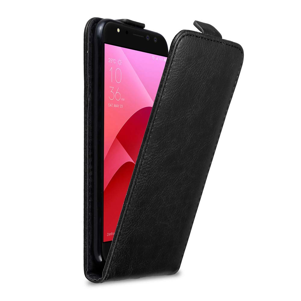 Custodia Flip Cadorabo Per Asus ZenFone 4 Selfie Pro - Pelle Sintetica Notte Blu - Chiusura Magnetica E Fessure Per Carte