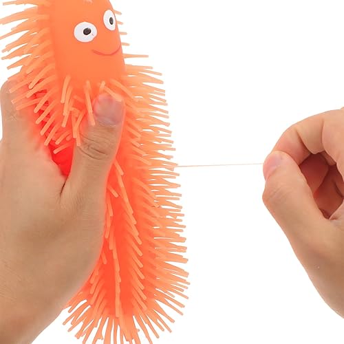 Miniatura 5 de 2 piezas de juguetes de oruga con forma de gusanos inflados, bolas sensoriales para apretar, regalos para niños y adultos, regalos de fiesta de