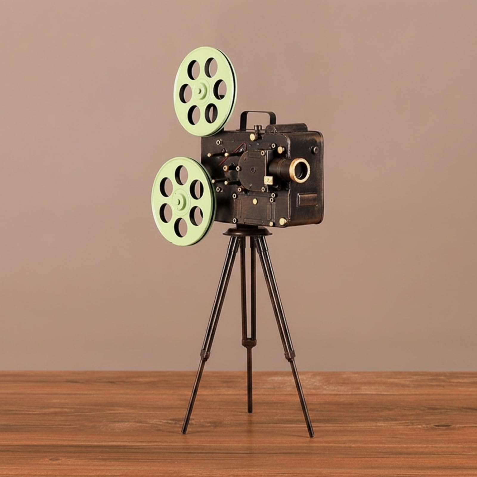 Baoblaze Maqueta Antiguo Compacto Industrial, con Trípode, Estable, Figura Decorativa, para Estantería, Cinéfilos, S