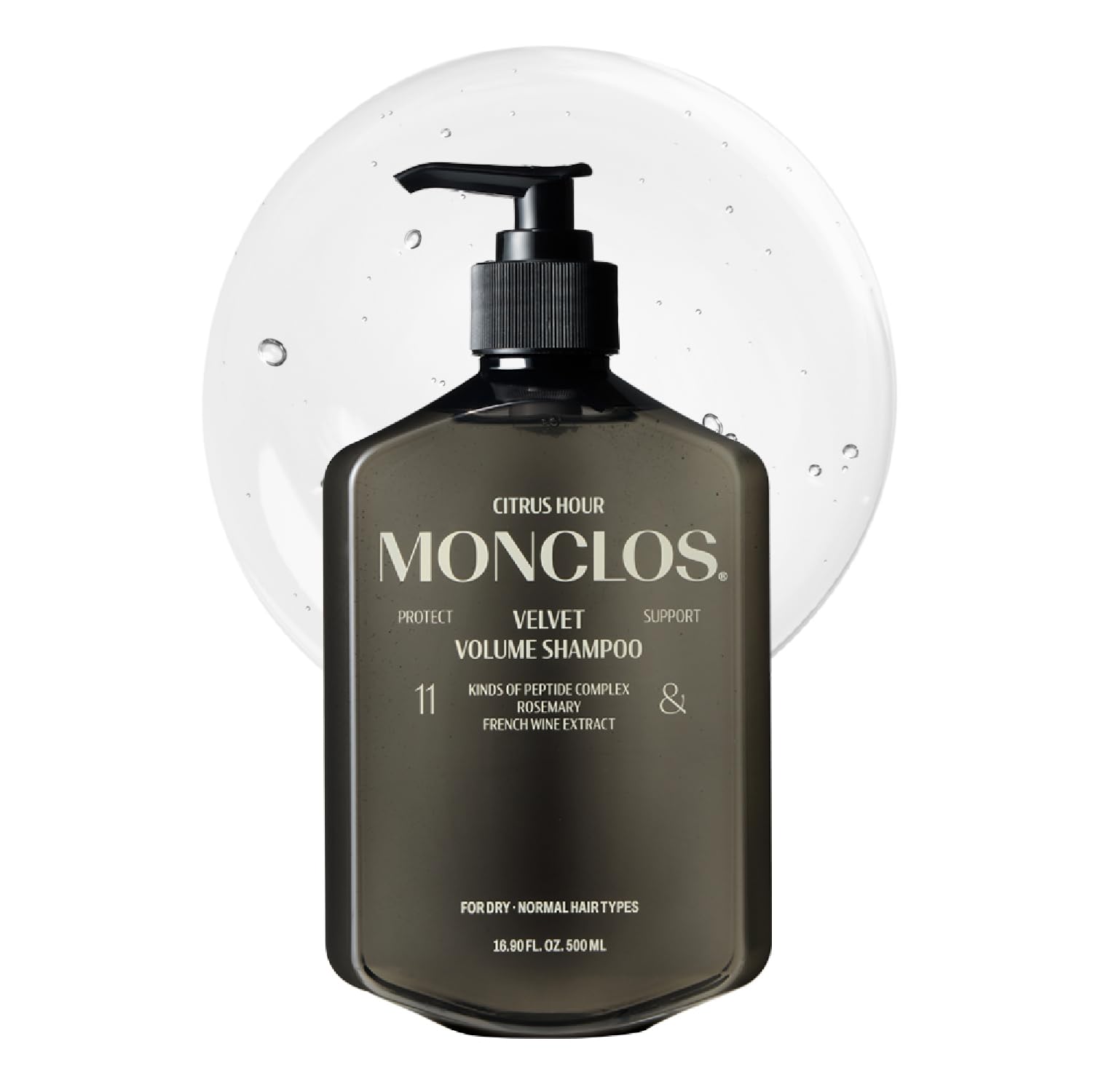 Amazon.com : MONCLOS MONCLOS Velvet Shampoo (16.9 fl oz) - Volume