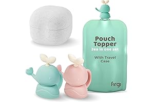 ChoMee Food-Grade Silicone Reusable Pouch Toppers