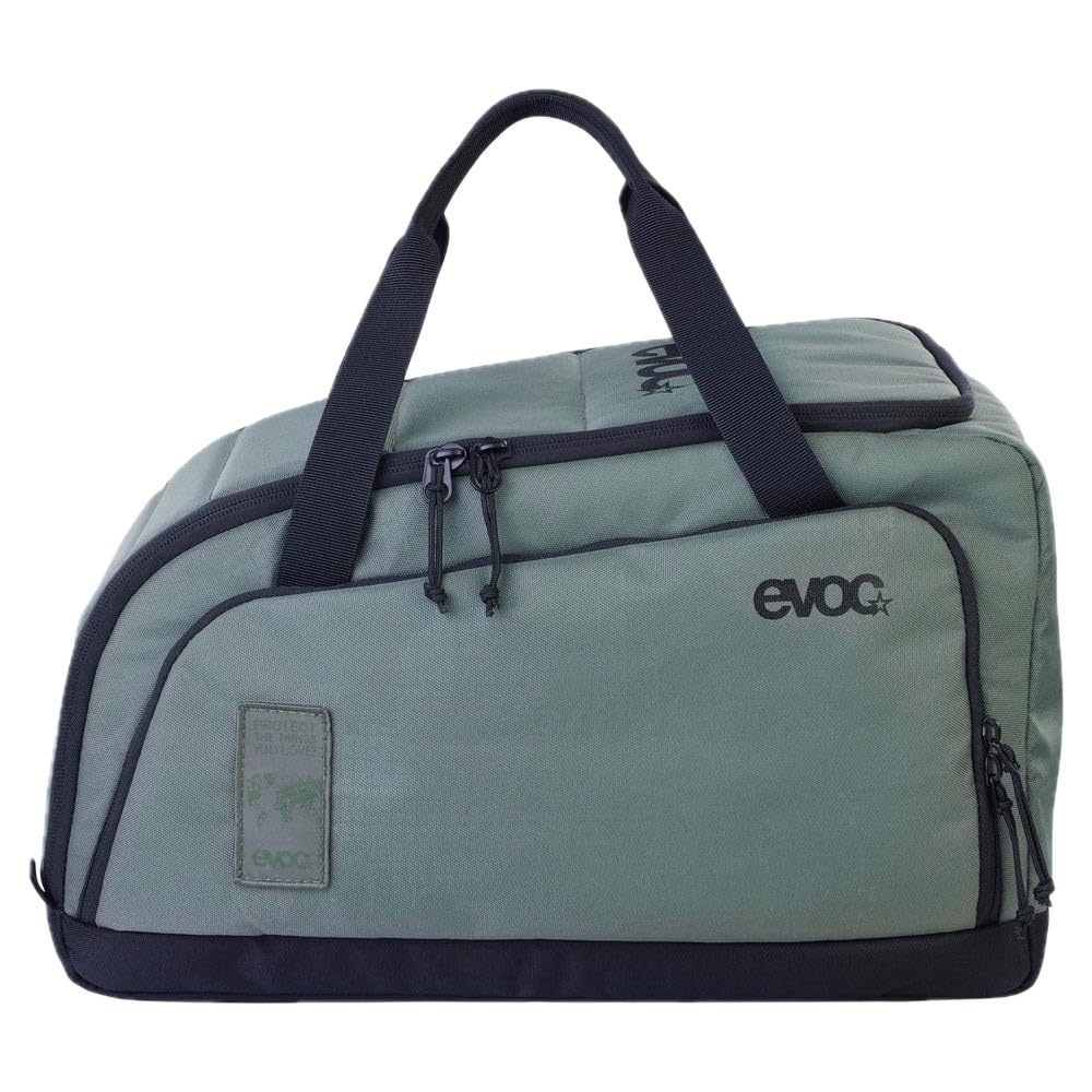 EVOC GEAR BAG 20 Torba podróżna (wodoodporna torba podróżna na wyprawy na śnieżne stoki lub rowerowe, torba rowerowa w rozmiarze bagażu podręcznego), ciemnooliwkowa