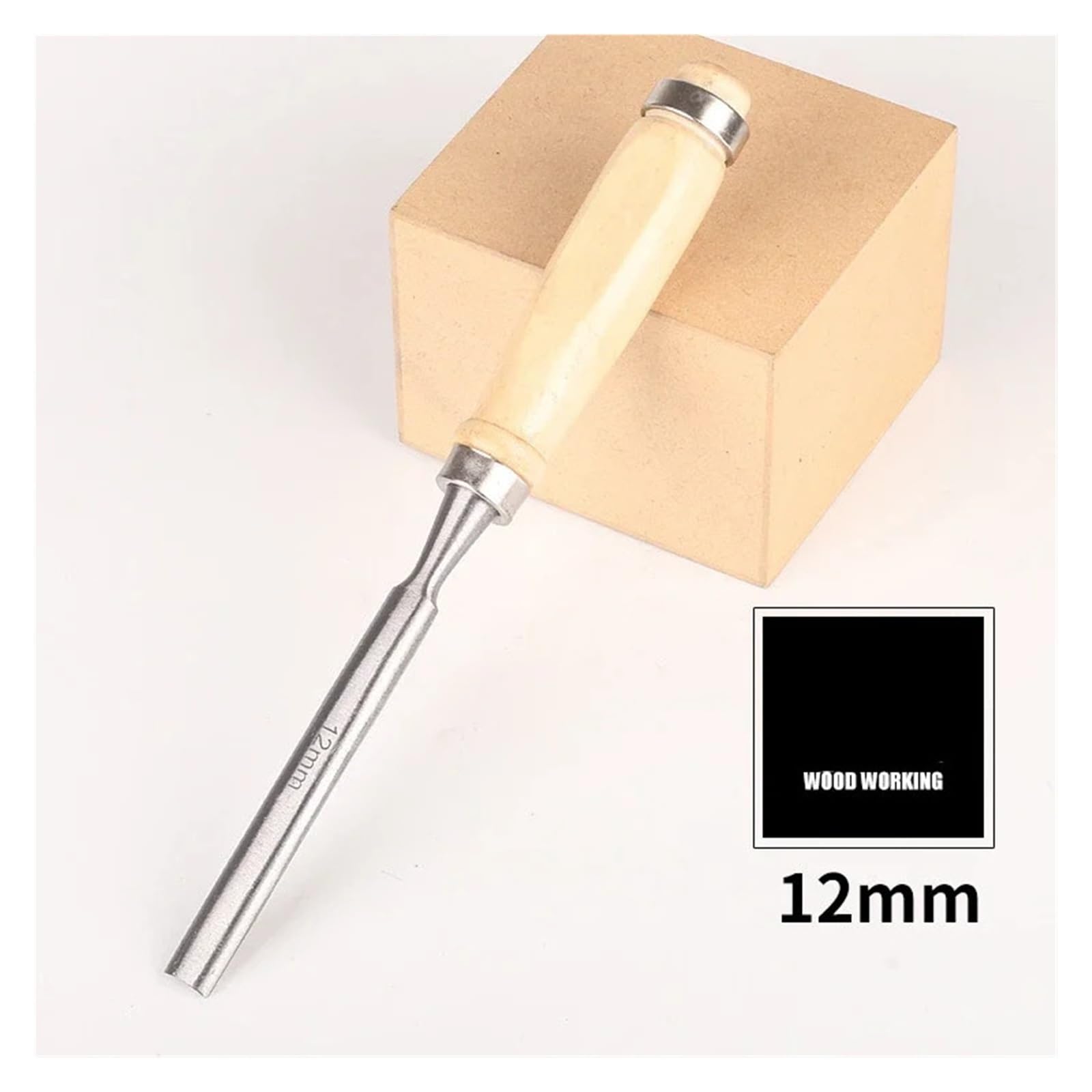 4 Szt. Dłuto Stolarskie Rzeźba Stolarz Carve Craft Drzeworyt Wpuszczany Sculpte Stolarka Drewno W Drewnie Gouge(12mm-4pcs)
