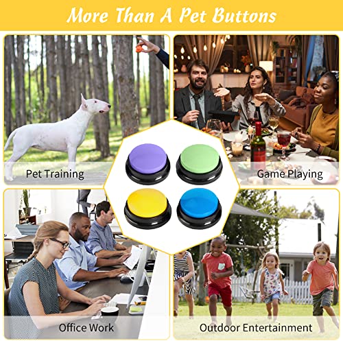 Buzzer Registrabile, 4 Pulsanti Registrabile Dog