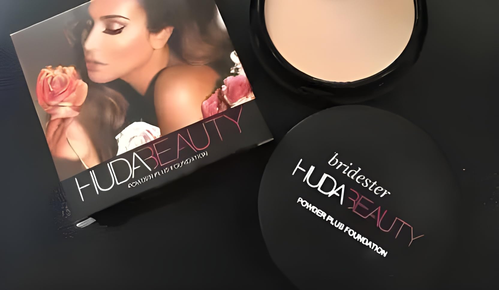 Bridester Huda Heauty Cake Matte 2 In 1 Compact Powder - (Set Of 1) Compact (Beige, 15 G)