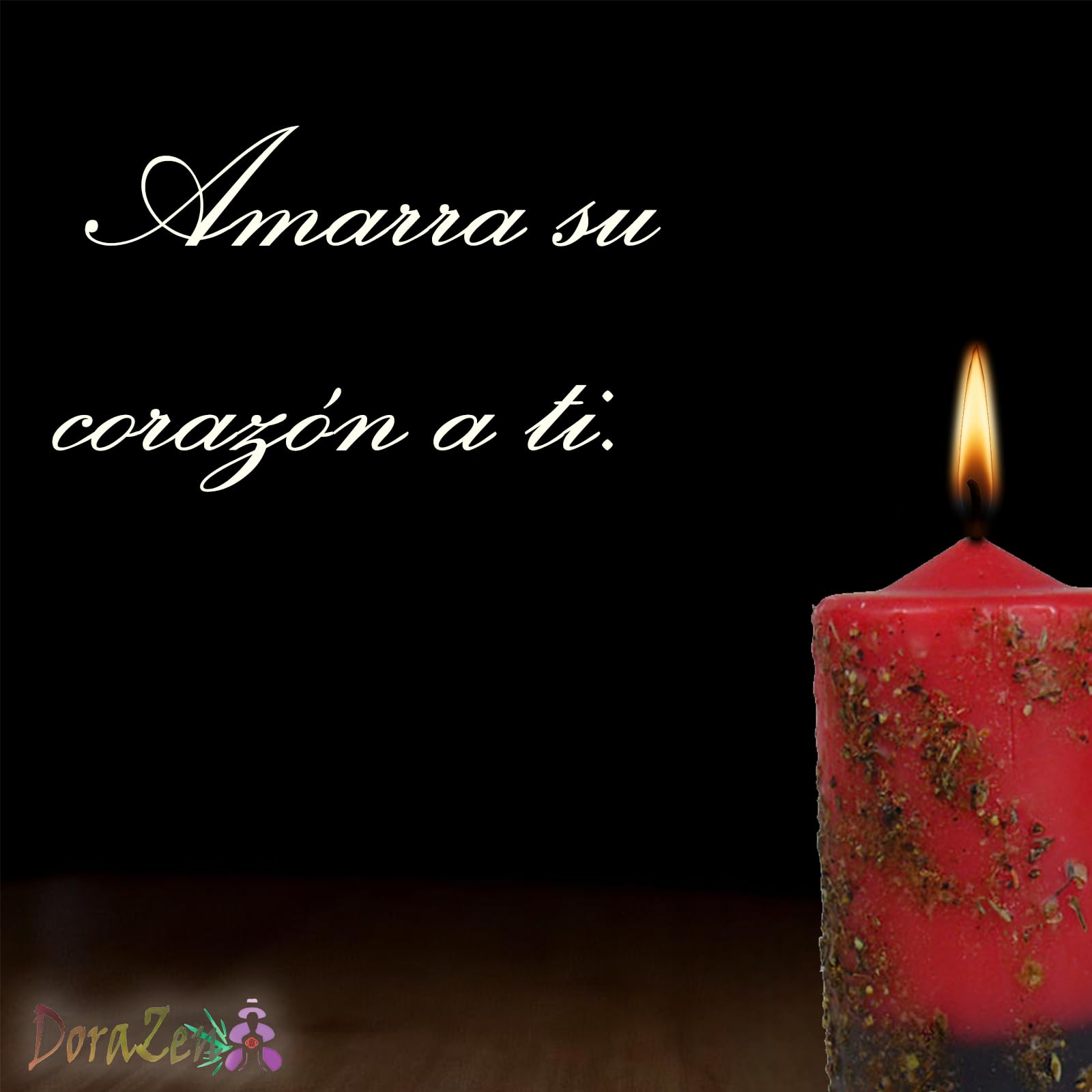 DORAZEN Velón esotérico herbóreo Ánima Sola - Ritual místico para amarrar al ser Amado - Las Velas de Mariano