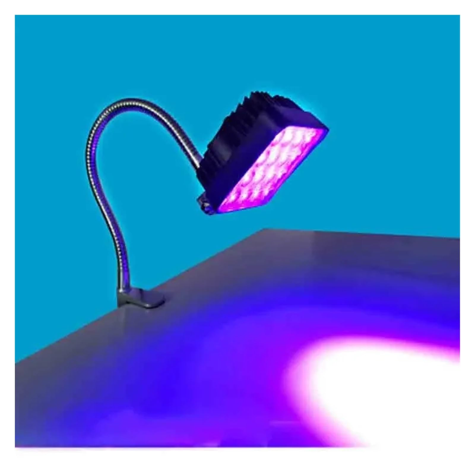 UV-Harz-Härtungslicht, 320W Hochfeste 395nm 405nm 365nm Ultraviolette UV-Härtungslampe Harz Schattenloser Kleber Kristallkleber 3D-Drucklicht Feste Lampe für 3D-Drucker Solidify Resin, DIY-Härtungsgeh