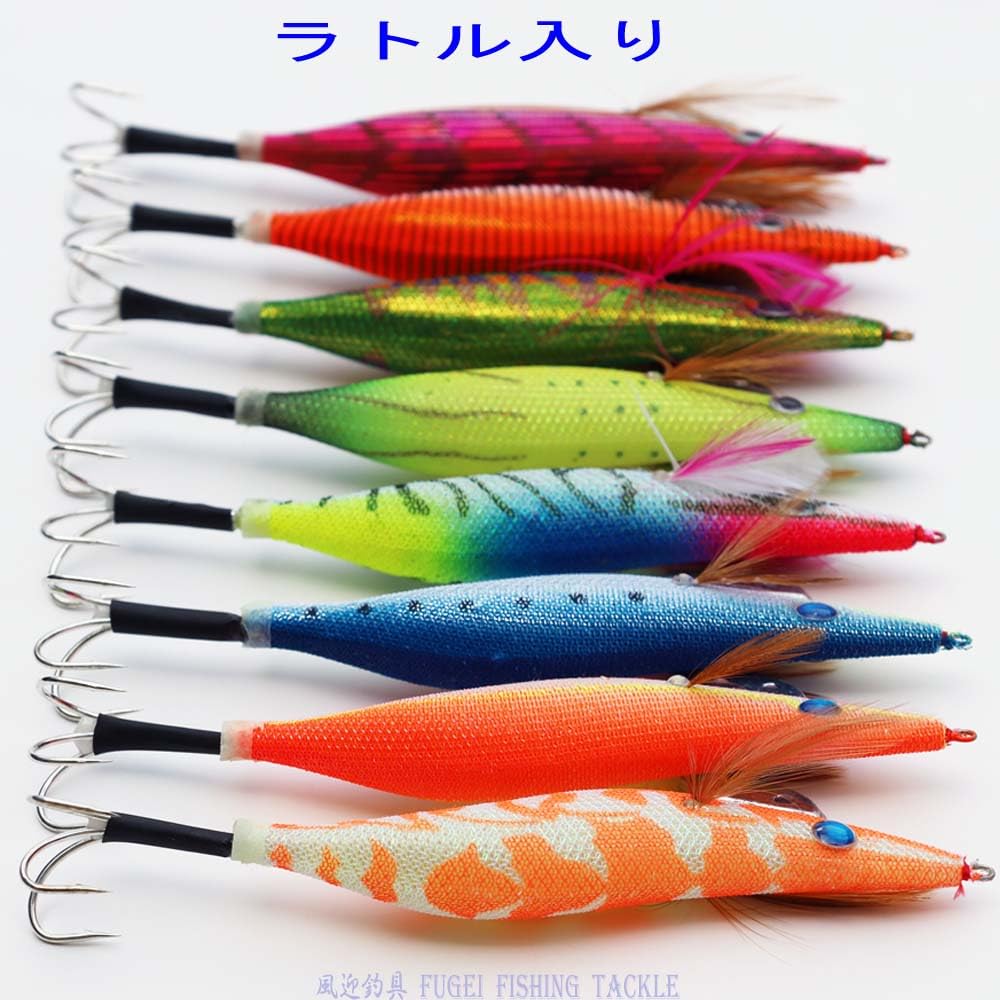 Amazon | 釣り具 タコエギ 3.5号 8本セット A20takoegi35h8X エギング