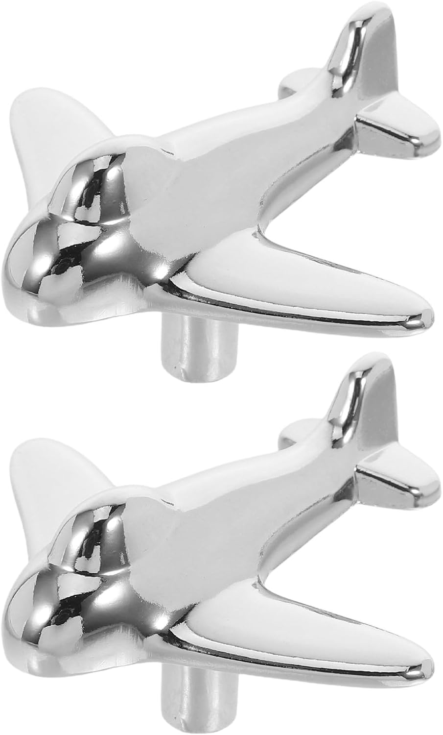 ORFOFE Kids Airplane Pull Handle 2 Sets Zinc Alloy for Drawers