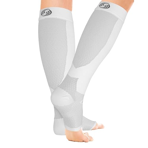 FS6+ Compression Foot & Leg Sleeve (1 Pair) for Plantar