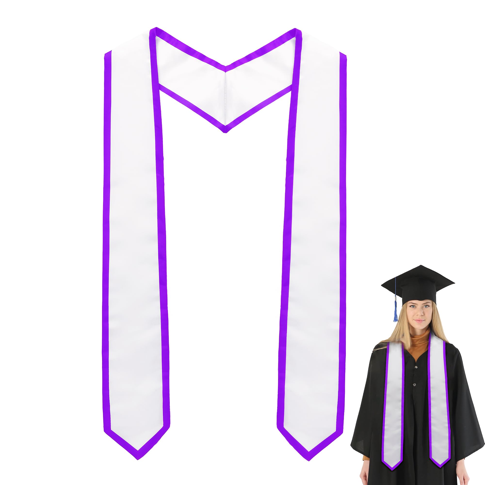 OZOSHINE 72“ Unisex Graduation Stole, Stoles for Graduation 2025, Graduation Sash Class of 2025, Graduation Sashes