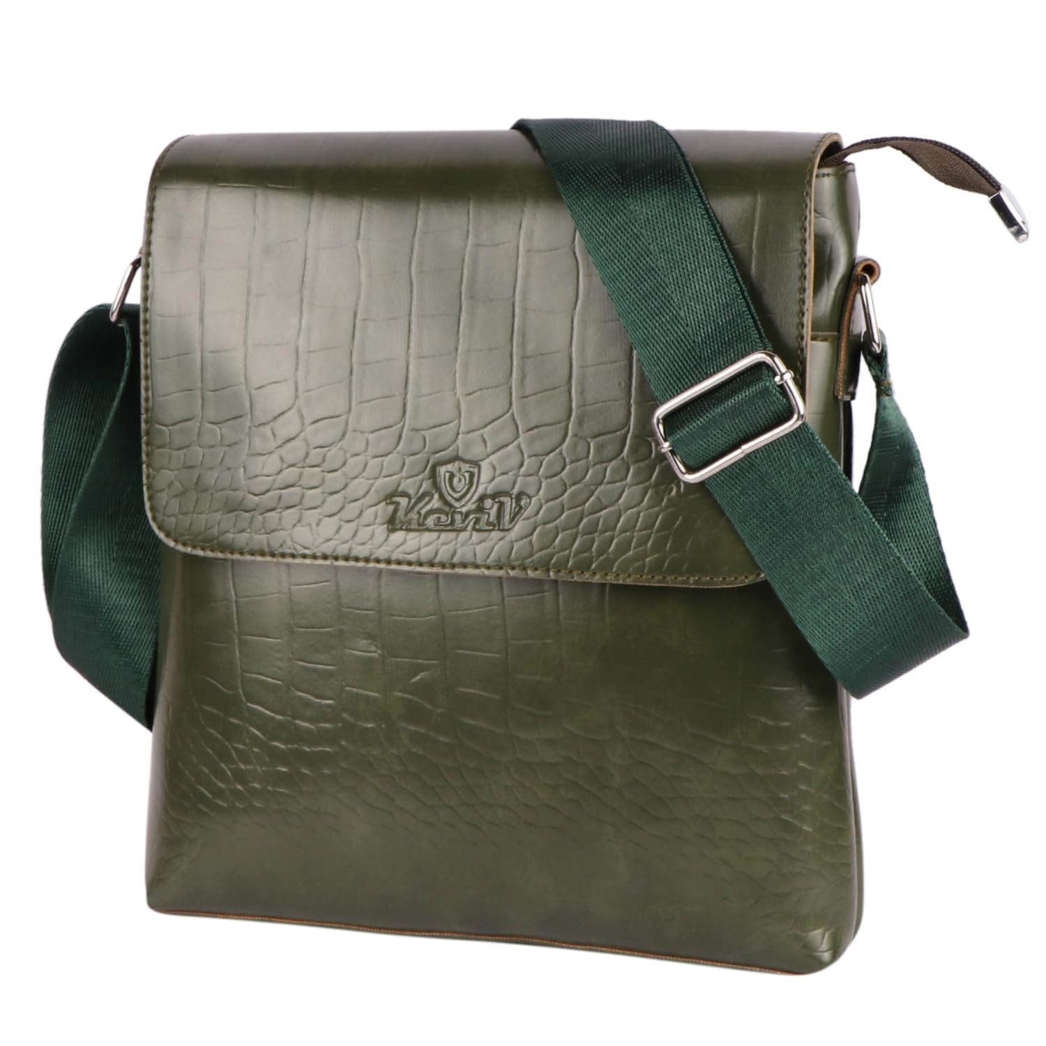 Leather Sling Bag for Men | Crossbody Bag | Travel Bag | Utility Bag (27cm x 24cm x 4cm) SB011-image-11
