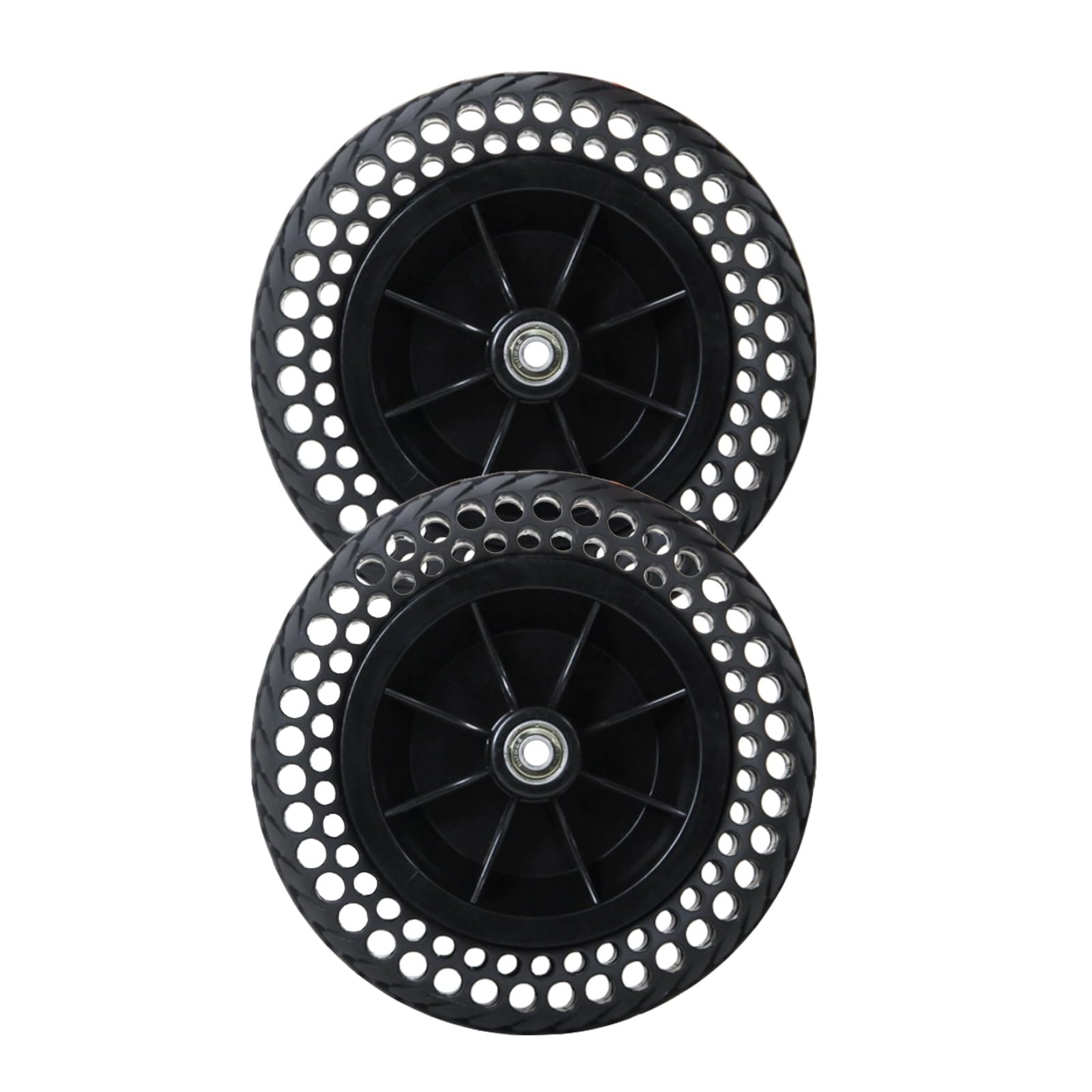 LHX Wheelchair Front Wheel Replacement Parts 2 Spare Wheelchair Front Wheels with Strong Load-Bearing Capacity Suitable for Various Wheelchair Front Wheels and Walkers Etc(8inch)