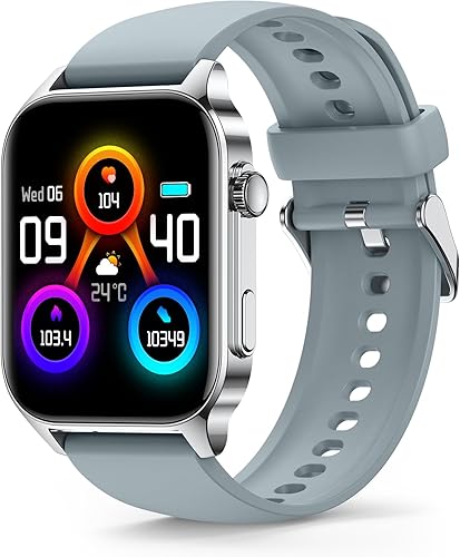 Reloj inteligente, monitor infrarrojo de oxígeno en sangre verdadera, reloj inteligente HD de 1.91 pulgadas para mujeres con frecuencia cardíaca,